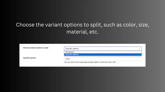 Splitify: Variants As Products screenshot
