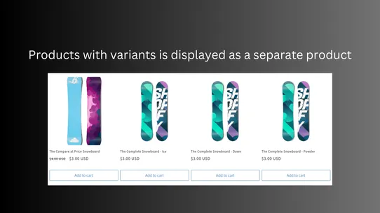 Splitify: Variants As Products screenshot