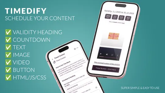 Timedify: Content Scheduler screenshot