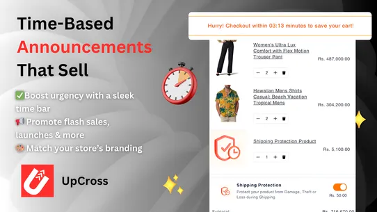 UpCross ‑ Upsell &amp; Cross Sell screenshot
