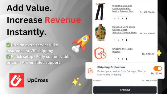 UpCross ‑ Upsell &amp; Cross Sell screenshot