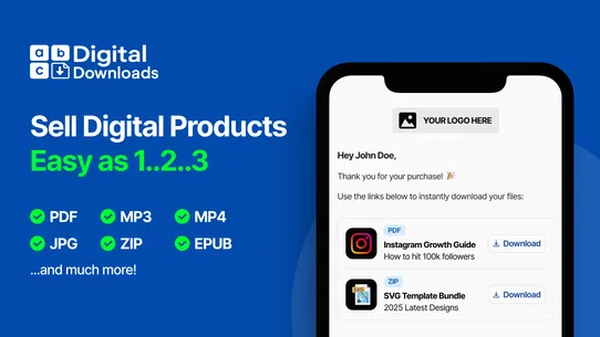 ABC: Digital Download Products screenshot