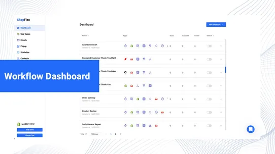 ShopFlex Workflow Automation screenshot