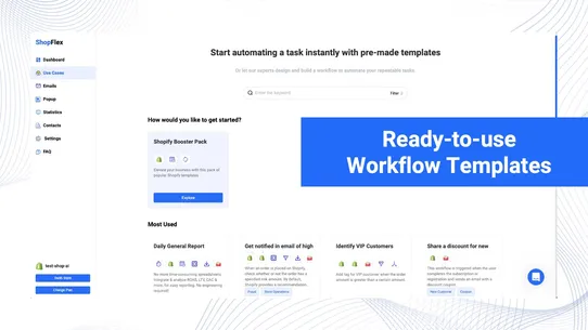 ShopFlex Workflow Automation screenshot