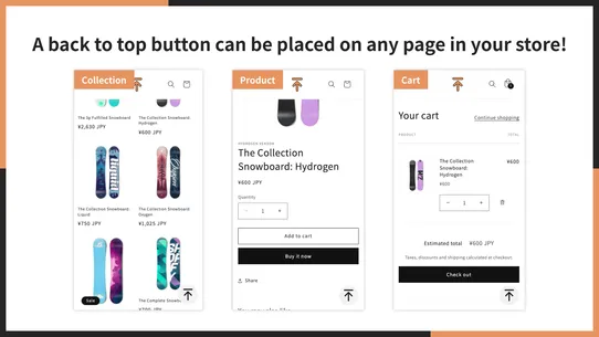 UR: Smart Back To Top Button screenshot