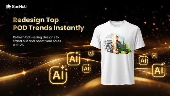 SenHub AI Print on Demand screenshot