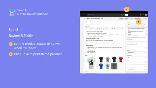 SenHub AI Print on Demand POD screenshot