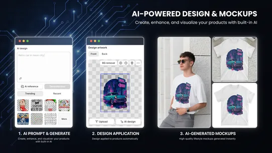 SenHub AI Print on Demand POD screenshot