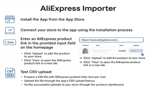 AliExpress Importer screenshot