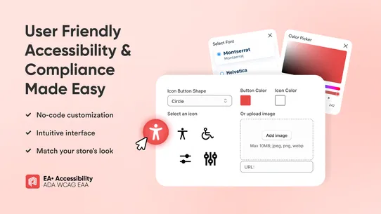 EA• Accessibility ADA WCAG EAA screenshot
