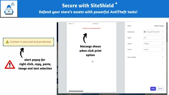 Secure With SiteShield screenshot