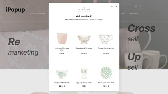 iPopup ‑ Remarketing popup screenshot