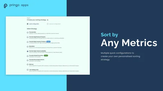 PA: Product &amp; Collection sort screenshot