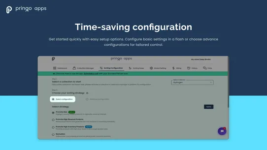 PA: Product &amp; Collection sort screenshot