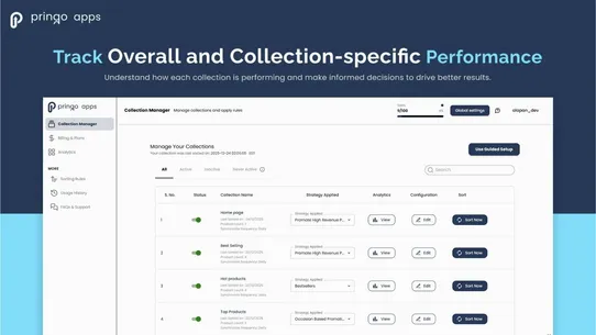 PA: Product &amp; Collection sort screenshot