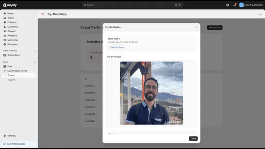 Likeo Virtual Try On screenshot