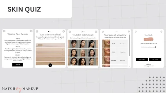 Match My Makeup Shade Finder screenshot
