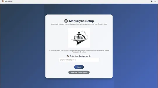 MenuSync screenshot
