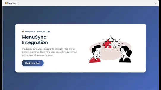 MenuSync screenshot
