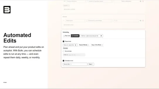 Bulkr: Bulk Product Edit screenshot