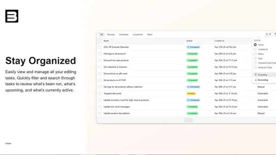 Bulkr: Bulk Product Edit screenshot