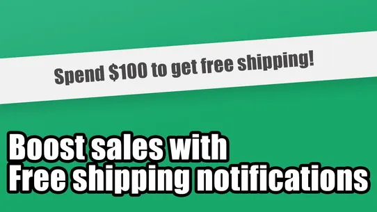 Goal Banner | Free shipping screenshot