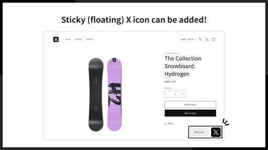 UR: Smart Sticky X Icon screenshot