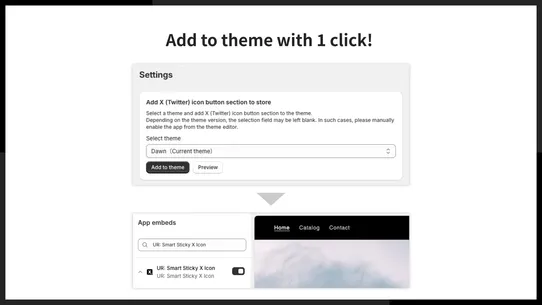 UR: Smart Sticky X Icon screenshot