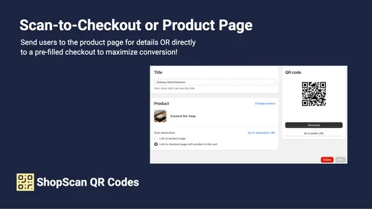 ShopScan QR Codes screenshot