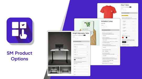SM Product Options screenshot