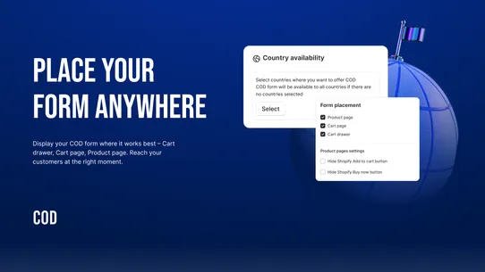 MARS Cash On Delivery COD Form screenshot