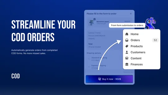 MARS Cash On Delivery COD Form screenshot