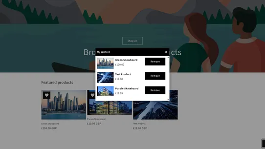 E2E Wishlist screenshot