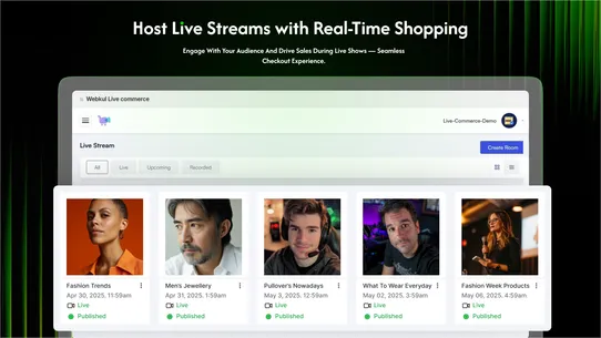Webkul Live Commerce screenshot