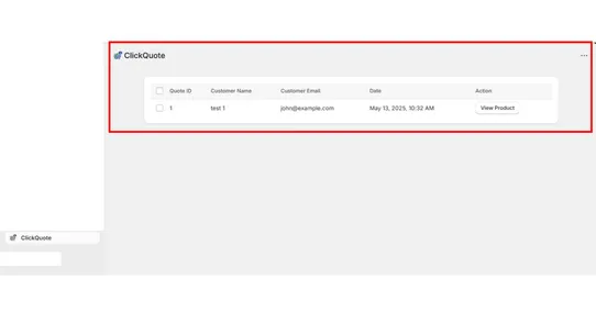 Request Quote ‑ Opal Infotech screenshot