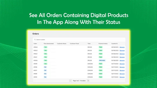 EZ Digital Downloads Products screenshot
