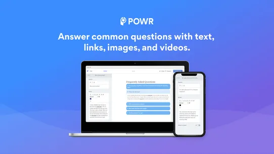 POWR: FAQ Page | Help Center screenshot