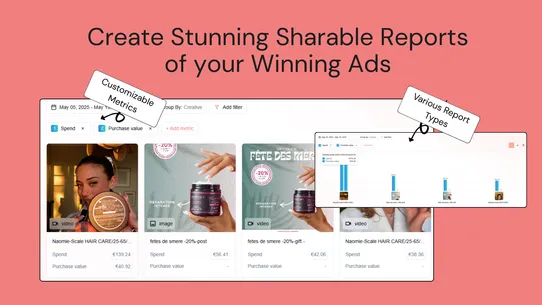Upspring AI Ads Meta/IG/FB Ads screenshot