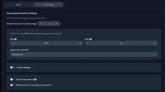 ESP Shipping Protection screenshot