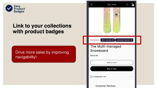 Easy Product Badges screenshot