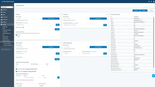 Descartes Pixi WMS Connect screenshot