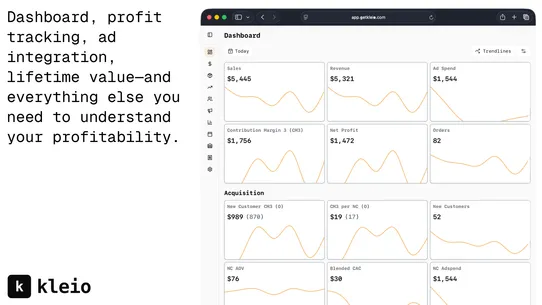 Kleio Analytics screenshot