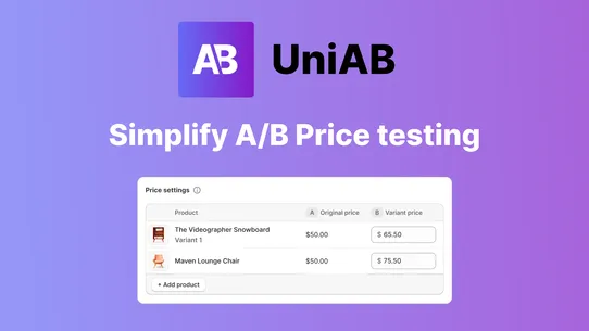 Uni AB Test: A/B Price Testing screenshot