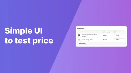 Uni AB Test: A/B Price Testing screenshot