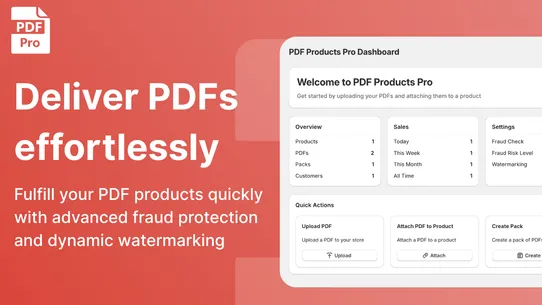 PDF Products Pro screenshot