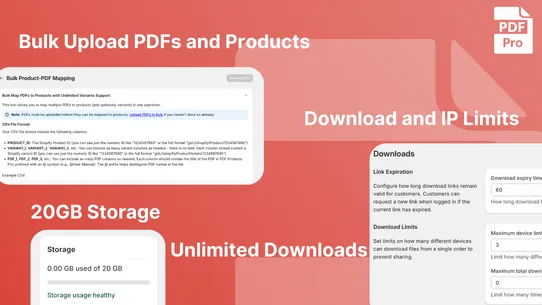 PDF Products Pro screenshot