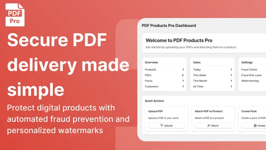 PDF Products Pro screenshot