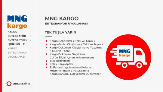MNG Kargo ‑ EntegreTürk screenshot