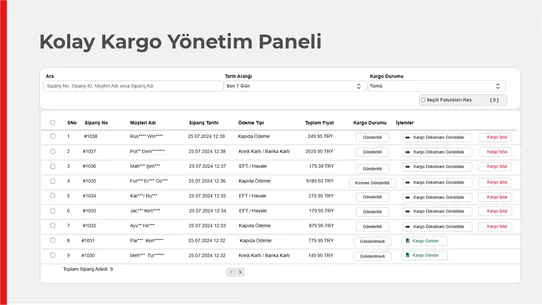MNG Kargo ‑ EntegreTürk screenshot