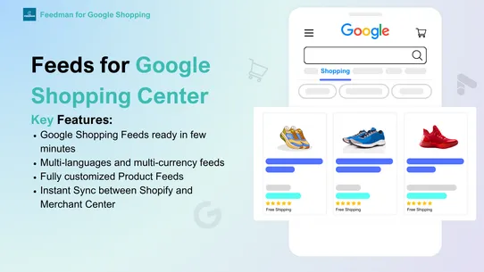 Feedman Google Feed Management screenshot
